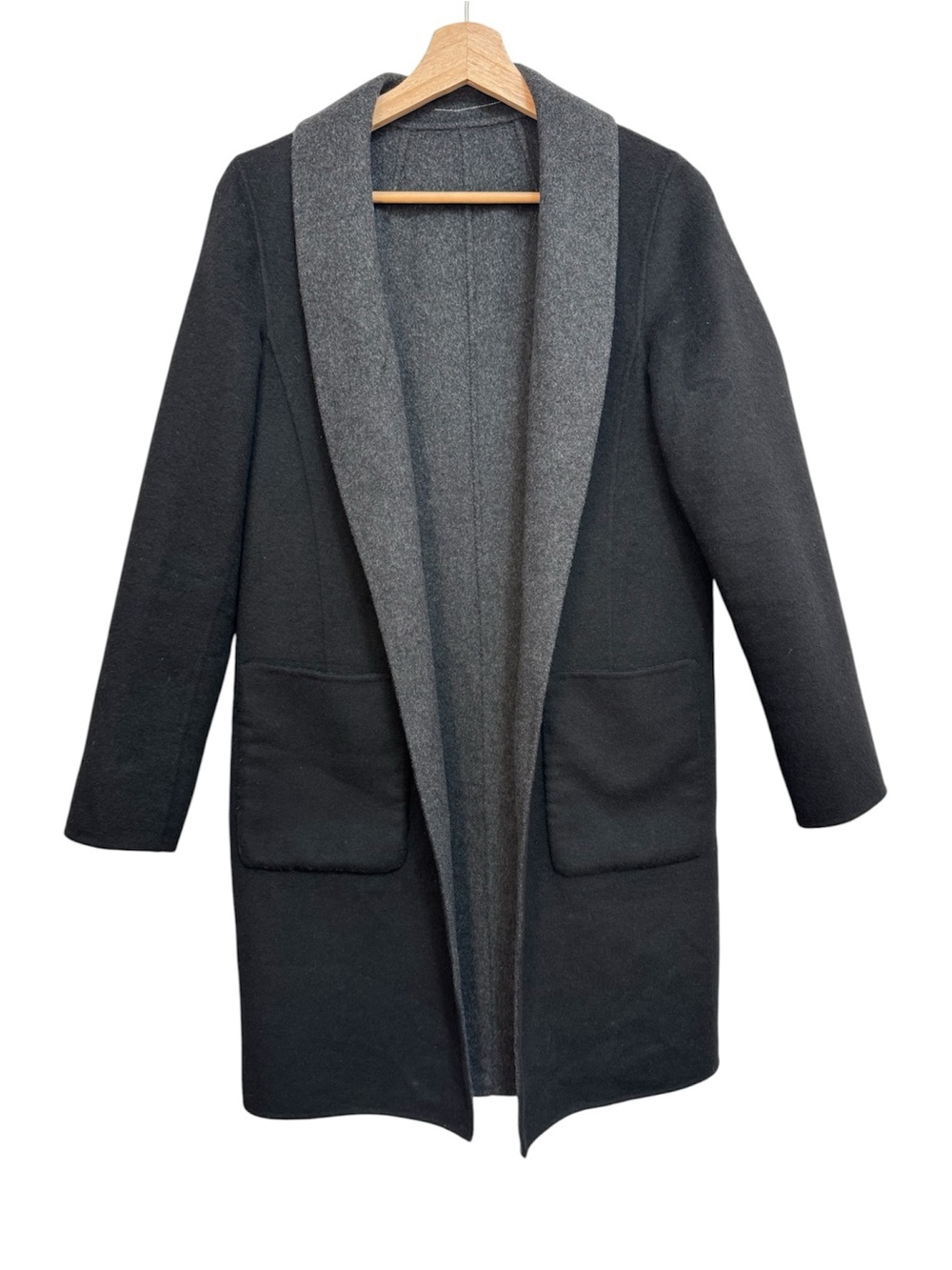 Banana Republic Wool Blend Reversible Car Coat Jacket Women’s XS Old Money Prep